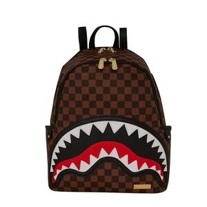 Sprayground Sawtooth Sharks In Paris Savage Mini Backpack🔥New Check Bookbag Bag